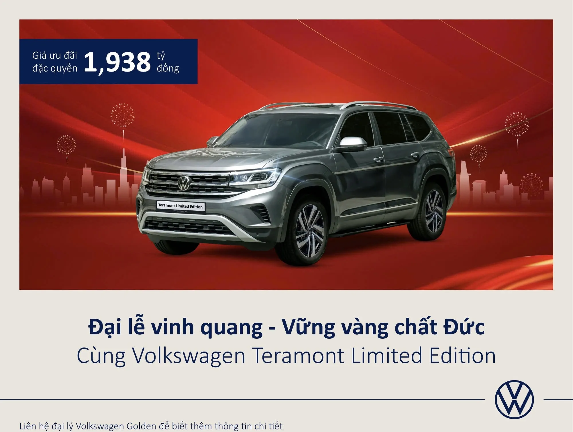 Khuyễn mãi Volkswagen Teramont Limited Edition tháng 4.2026
