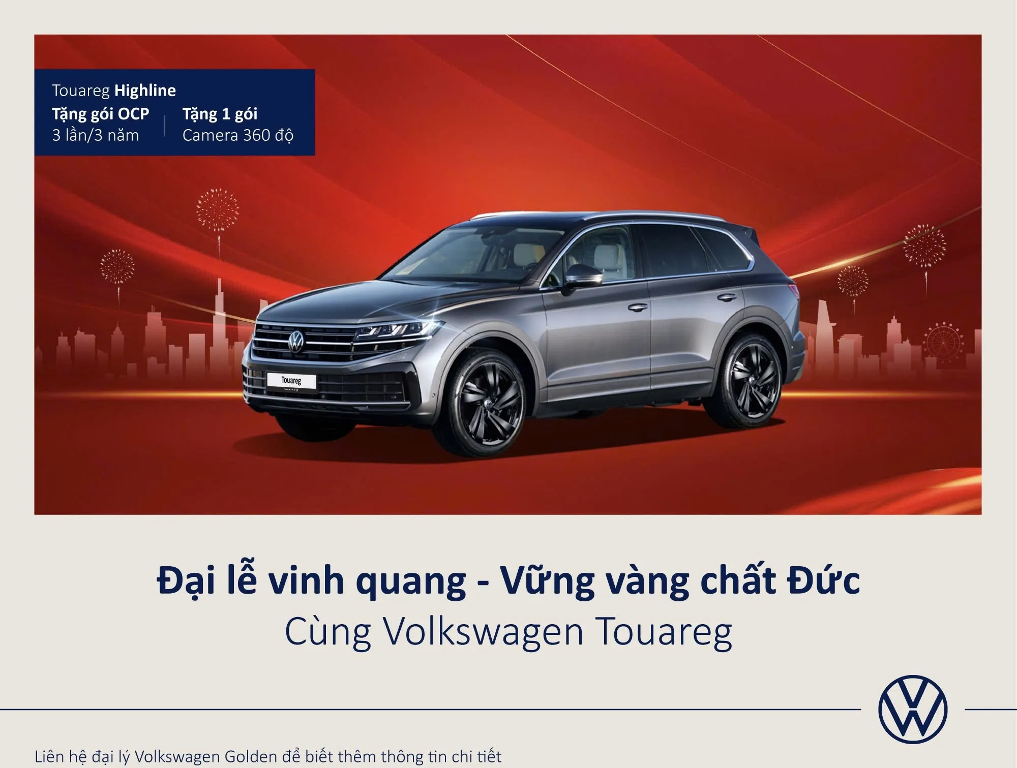 Khuyễn mãi Volkswagen Touareg HighLine tháng 4.2026 - Volkswagen Golden
