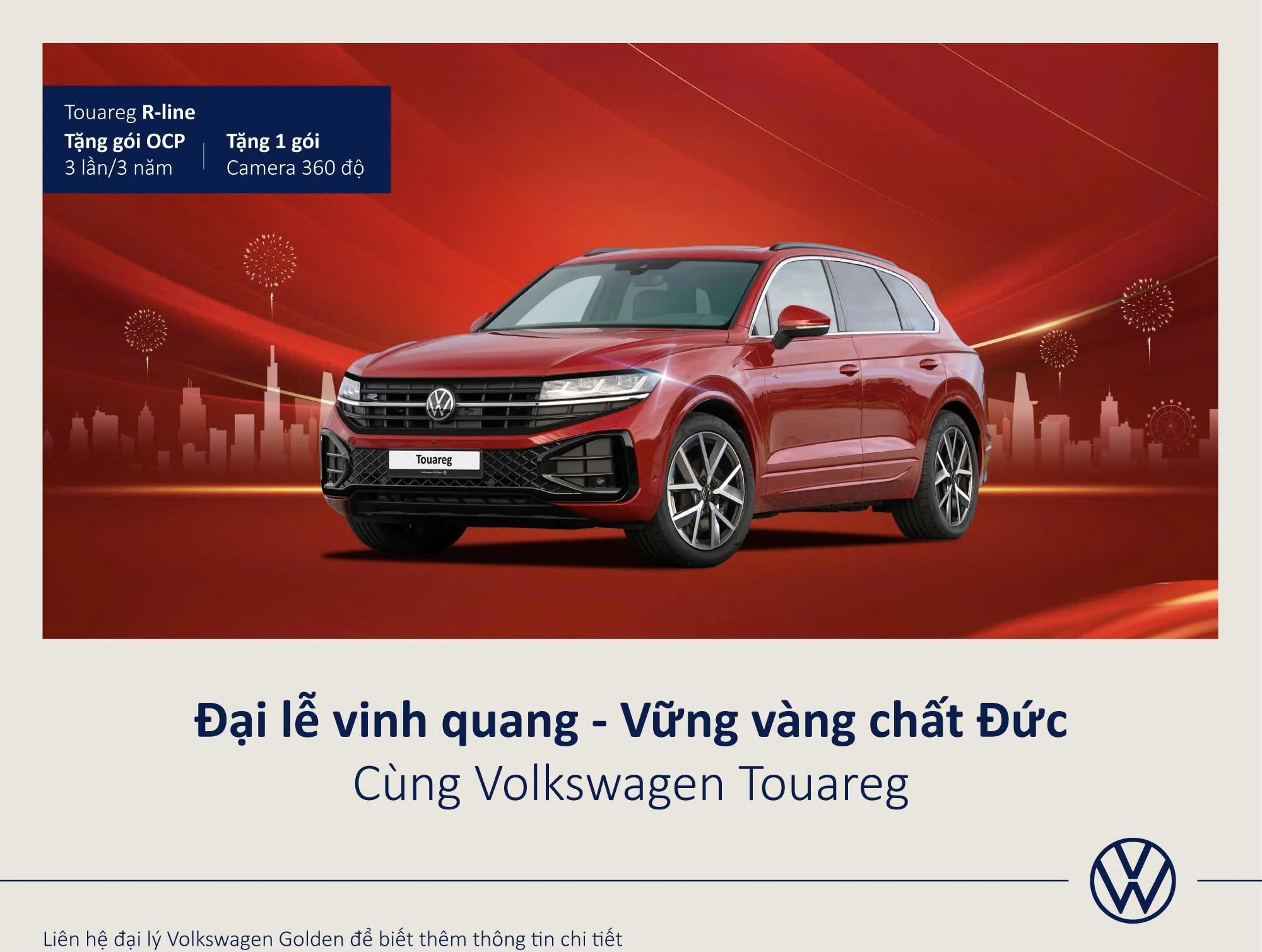 Khuyễn mãi Volkswagen Touareg RLine tháng 4.2026 - Volkswagen Golden