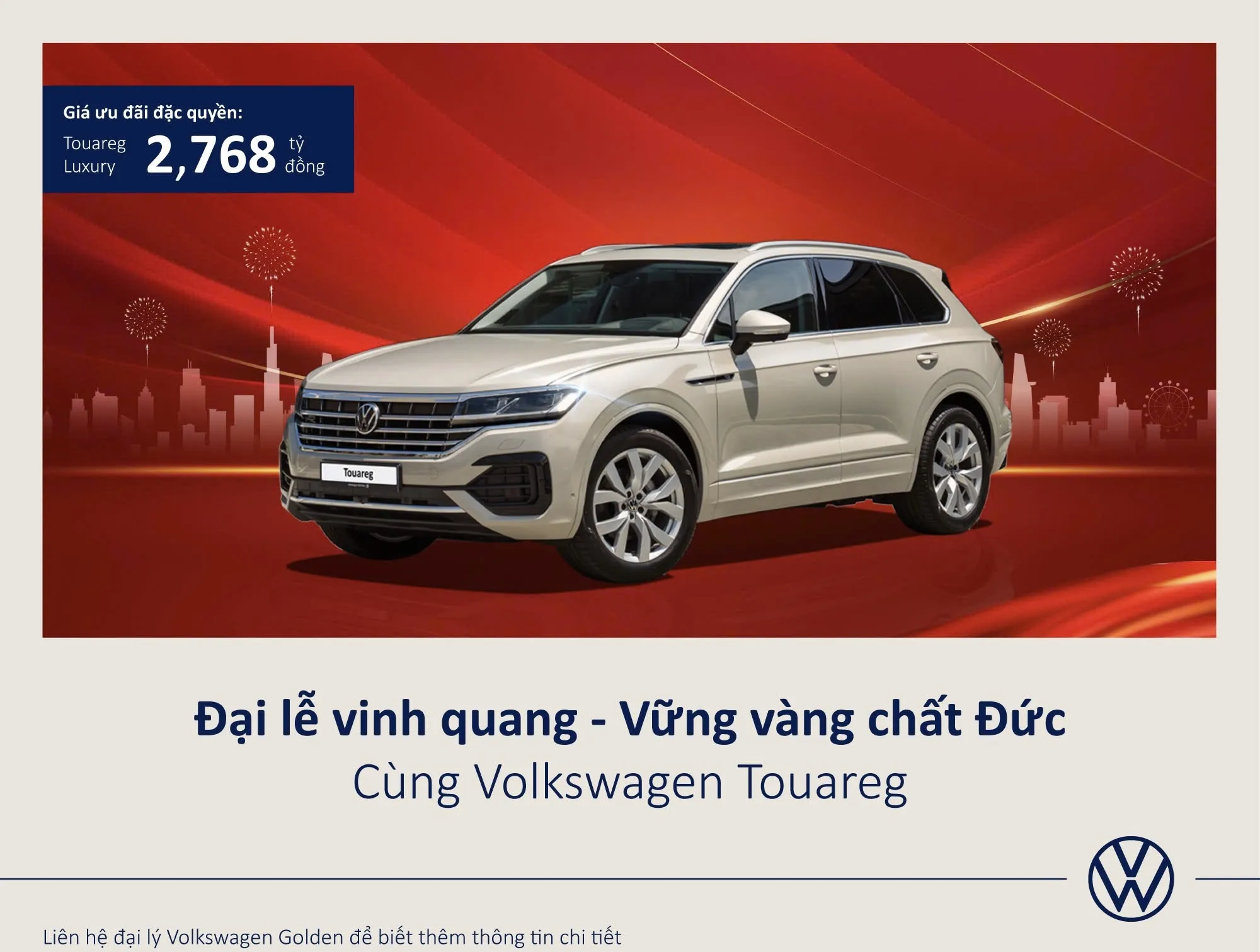 Khuyễn mãi Volkswagen Touareg Luxury tháng 4.2026 - Volkswagen Golden